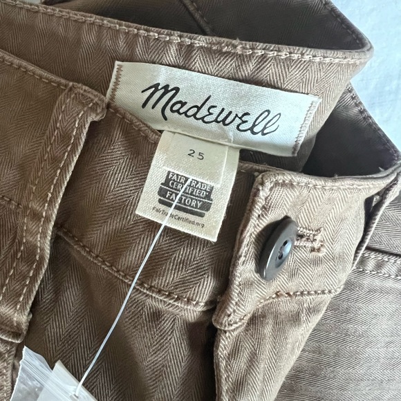 NWT Madewell The Curvy Perfect Vintage Straight Workwear Pants - Picture 3 of 7